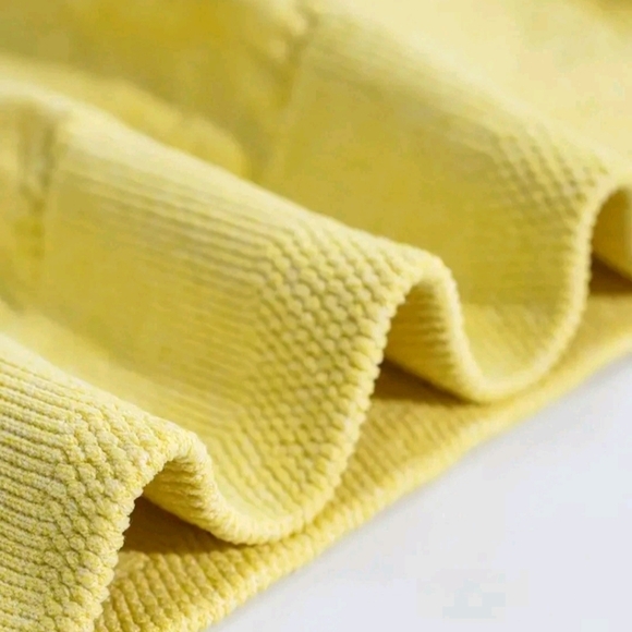 NWT Yellow Women's Sz. XL Yoga Gym Scrunch Butt Lifting Shorts With High Waist - Picture 5 of 8